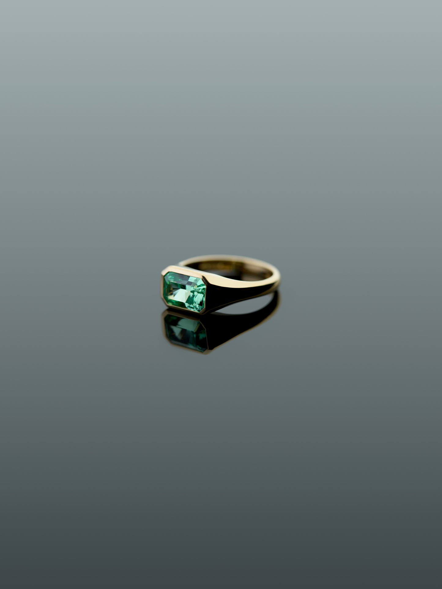 Mint Sapphire Ring