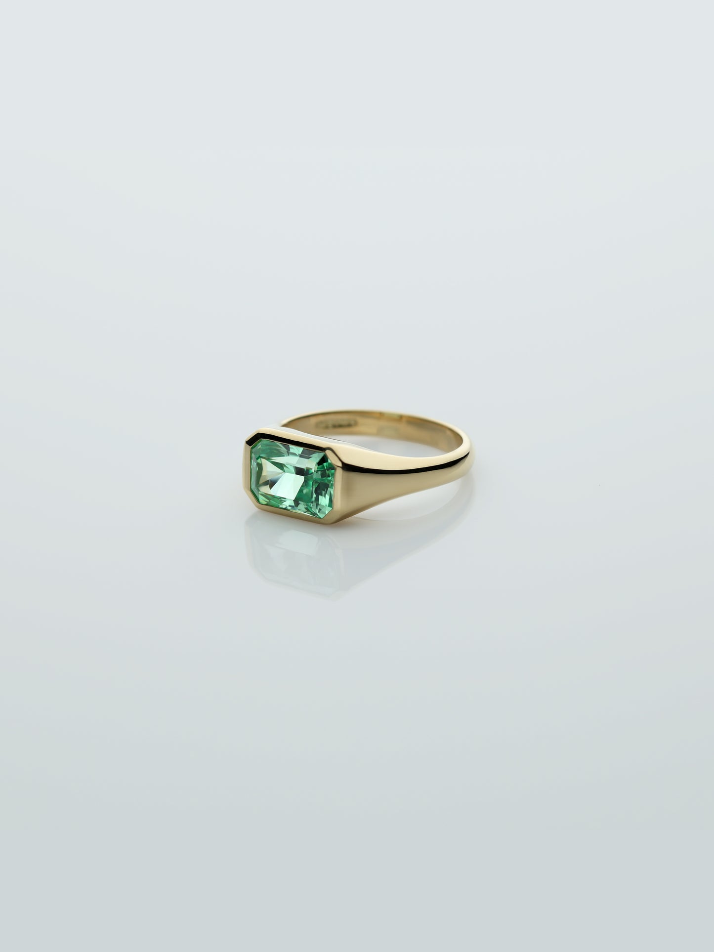 Mint Sapphire Ring